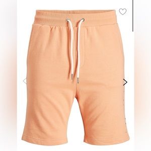 Jack & Jones NWT orange sweat shorts size medium